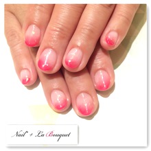 シロップグラデーションネイル