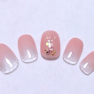 キラキラグラデーションピンク