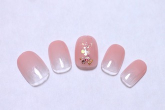 キラキラグラデーションピンク