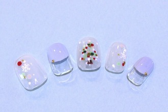 ドットツリーアート×丸フレンチ