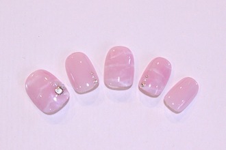 ローズクォーツネイル