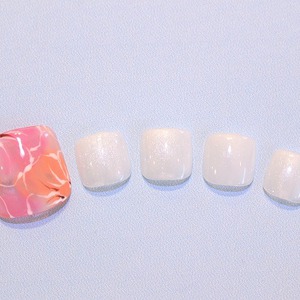 ニュアンスフラワーアートネイル