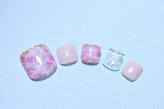 天然石MIXネイル