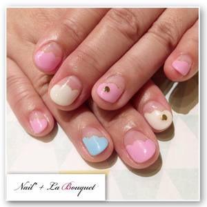 もくもく フレンチネイル