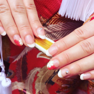 和装ウェディングネイル